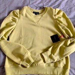 Cynthia Rowley Puff Sleeve Sweatshirt